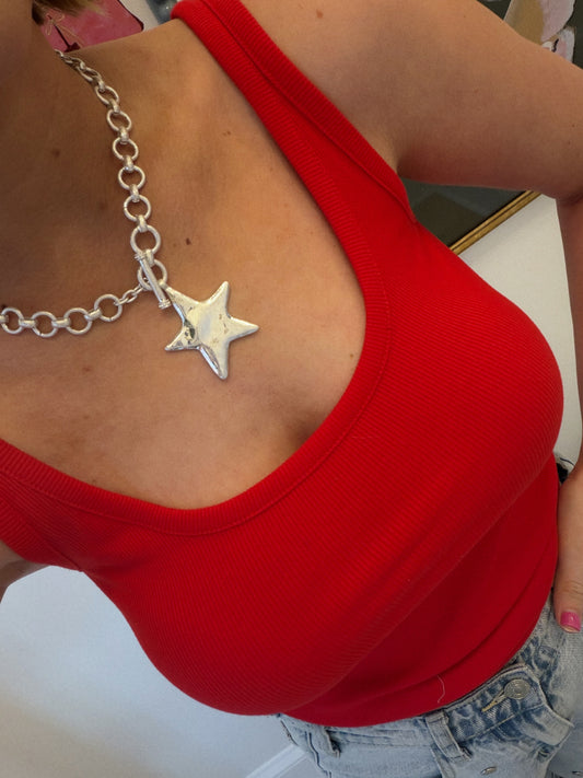 Star Gaze Necklace - Silver