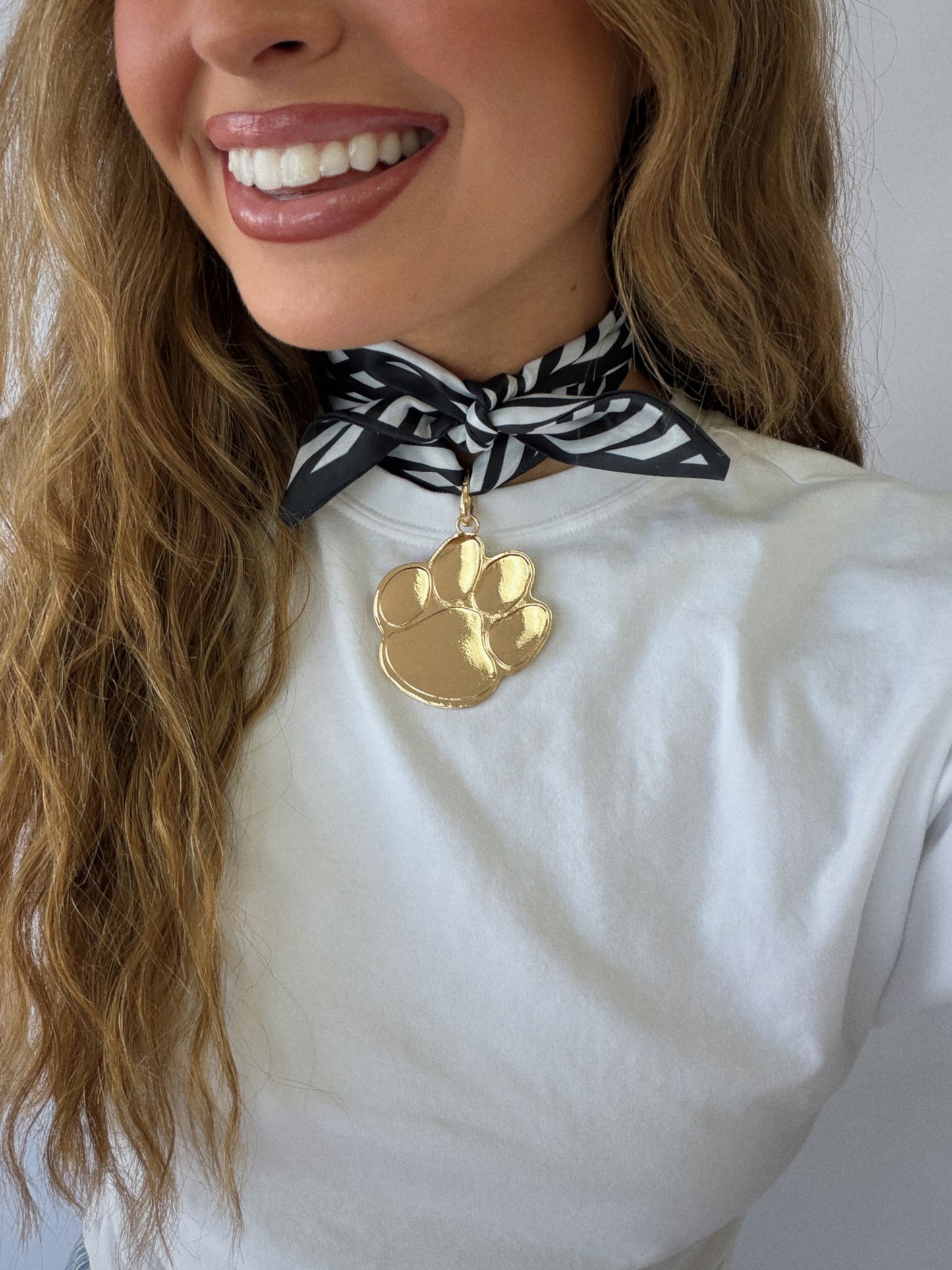 Go Dawgs Scarf Necklace