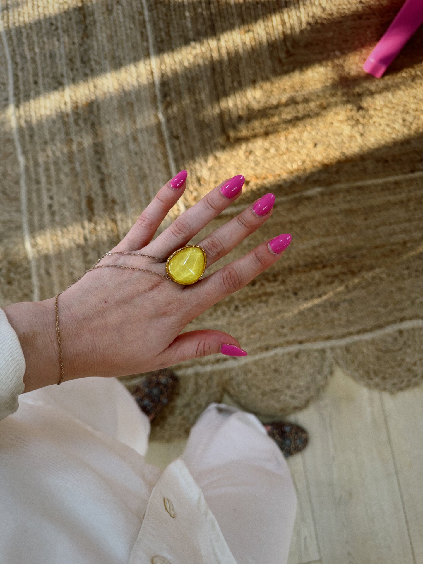 Gemstone Ring - Yellow