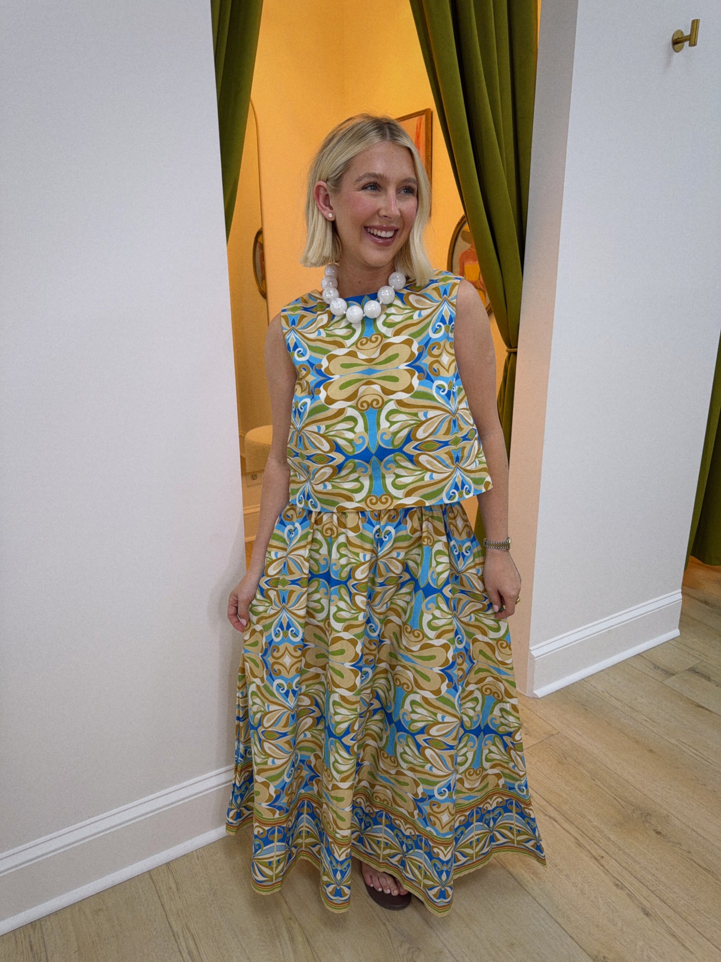 Mediterranean Muse Top
