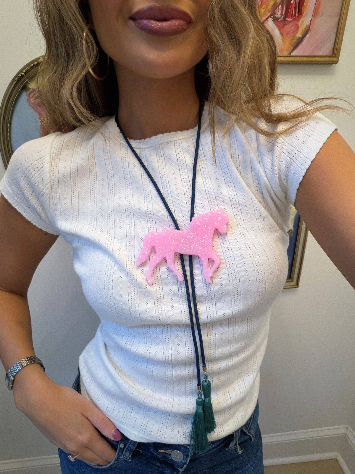 The Horse Bolo Tie