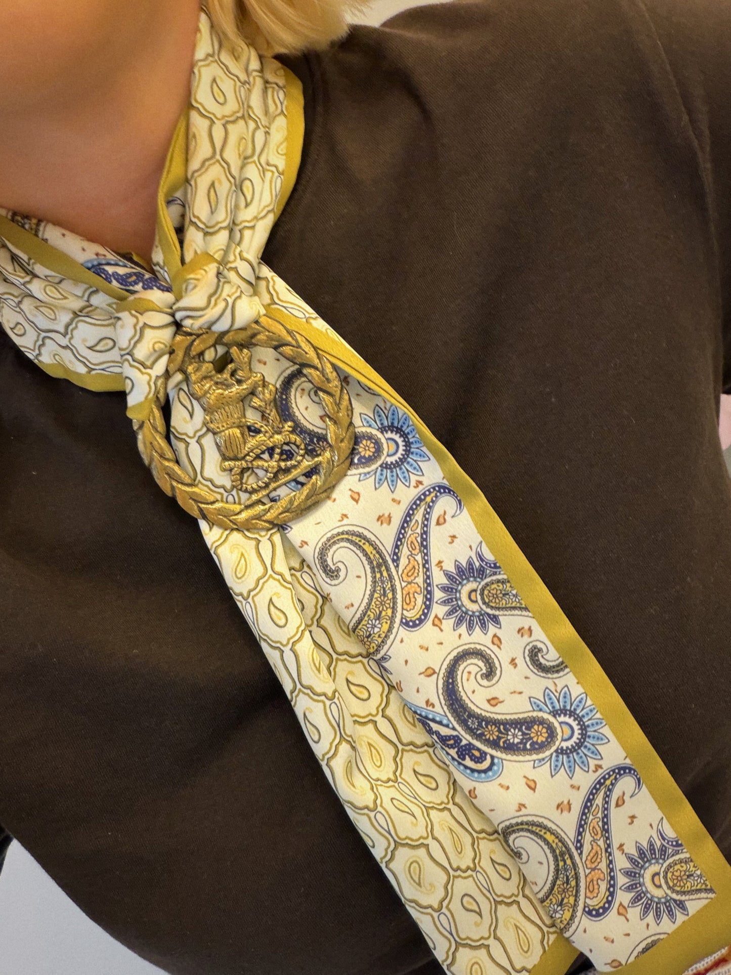 The Paisley Scarf Necklace