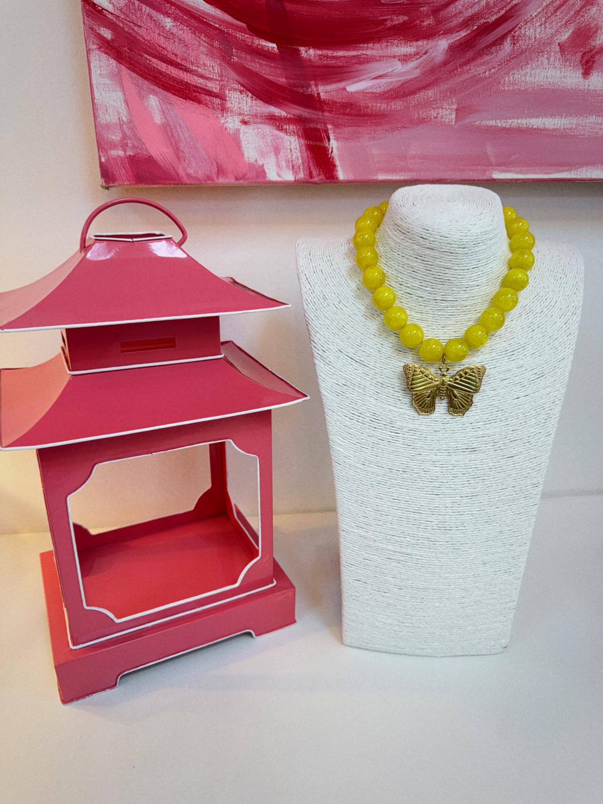 The Butterfly Effect Necklace - Yellow
