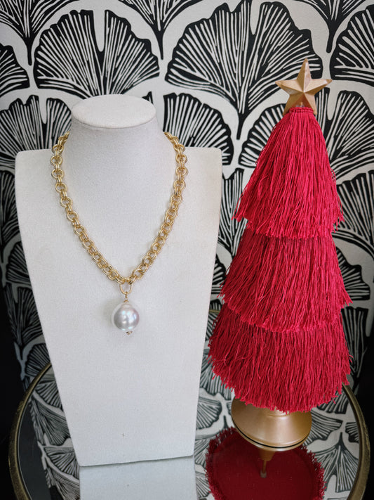 Pearl Drop Necklace
