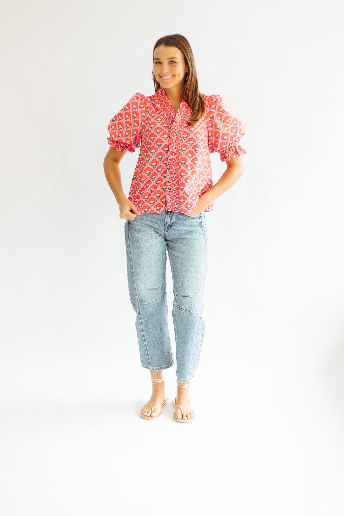 Flower Market Blouse - Pink