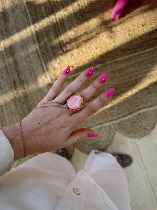 Gemstone Ring - Pink