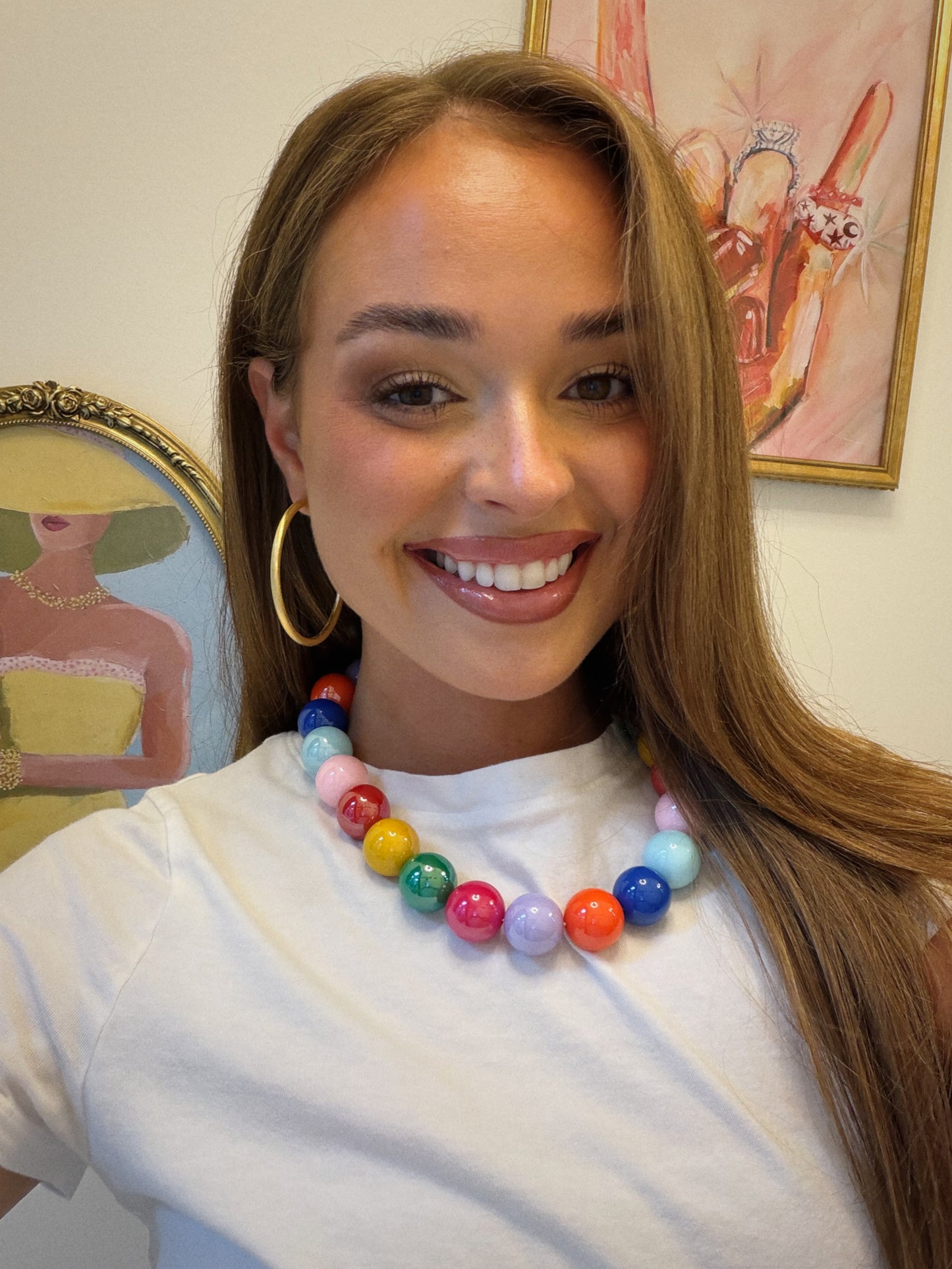 Sunset Popsicle Necklace