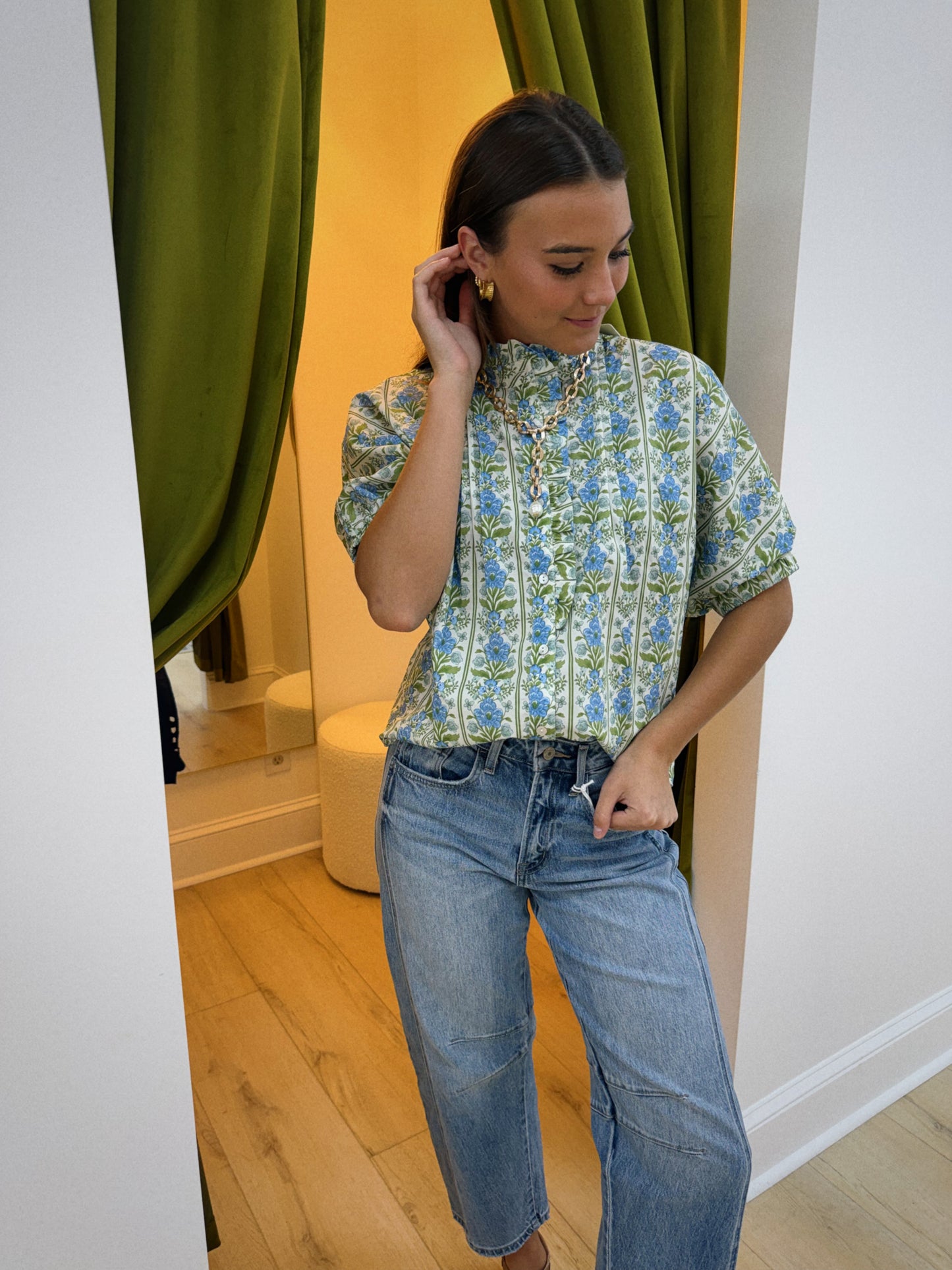 Vintage Bloom Blouse