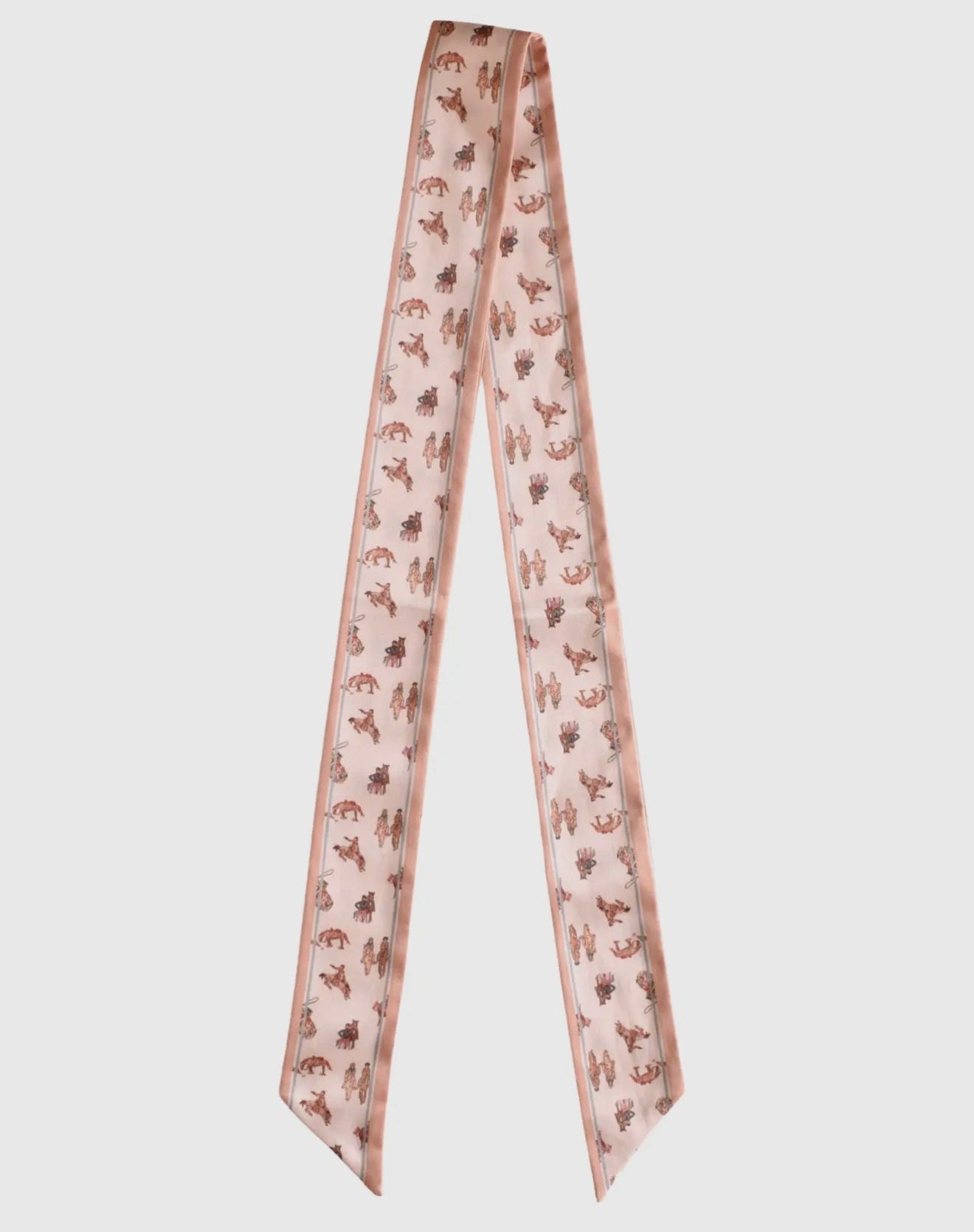 Saddle Club Silk Western Cowgirl Twilly Scarf