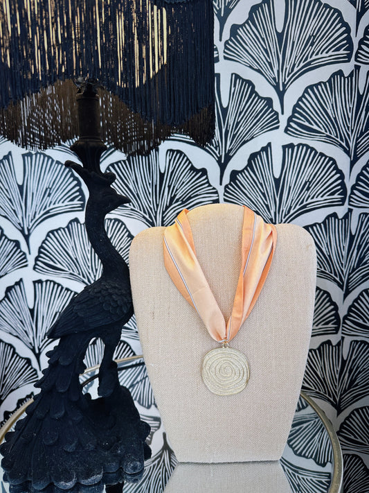 Whirlwind Glow Scarf Necklace