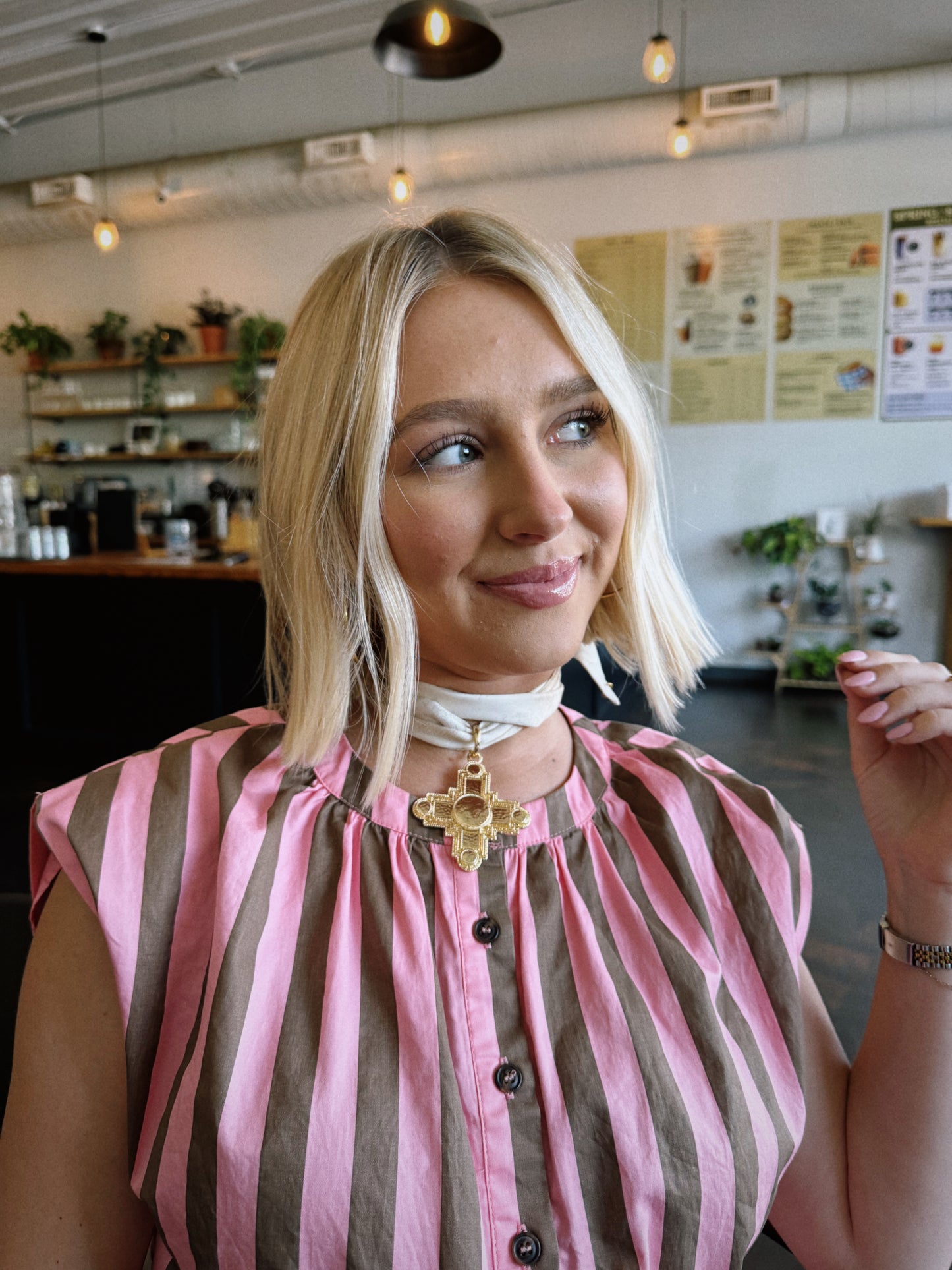 The Chic Cross Scarf Necklace