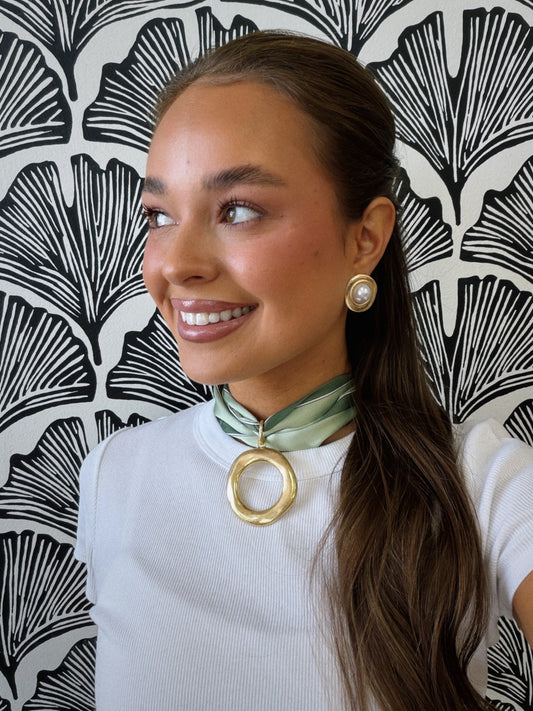 The Keepsake Circle Scarf Necklace