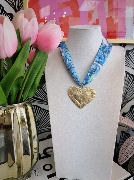 Heart Lover Scarf Necklace