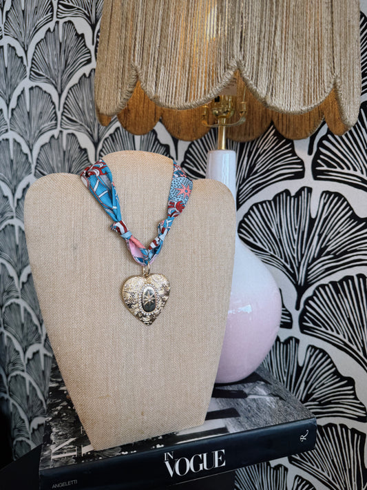 Bold Harmony Scarf Necklace