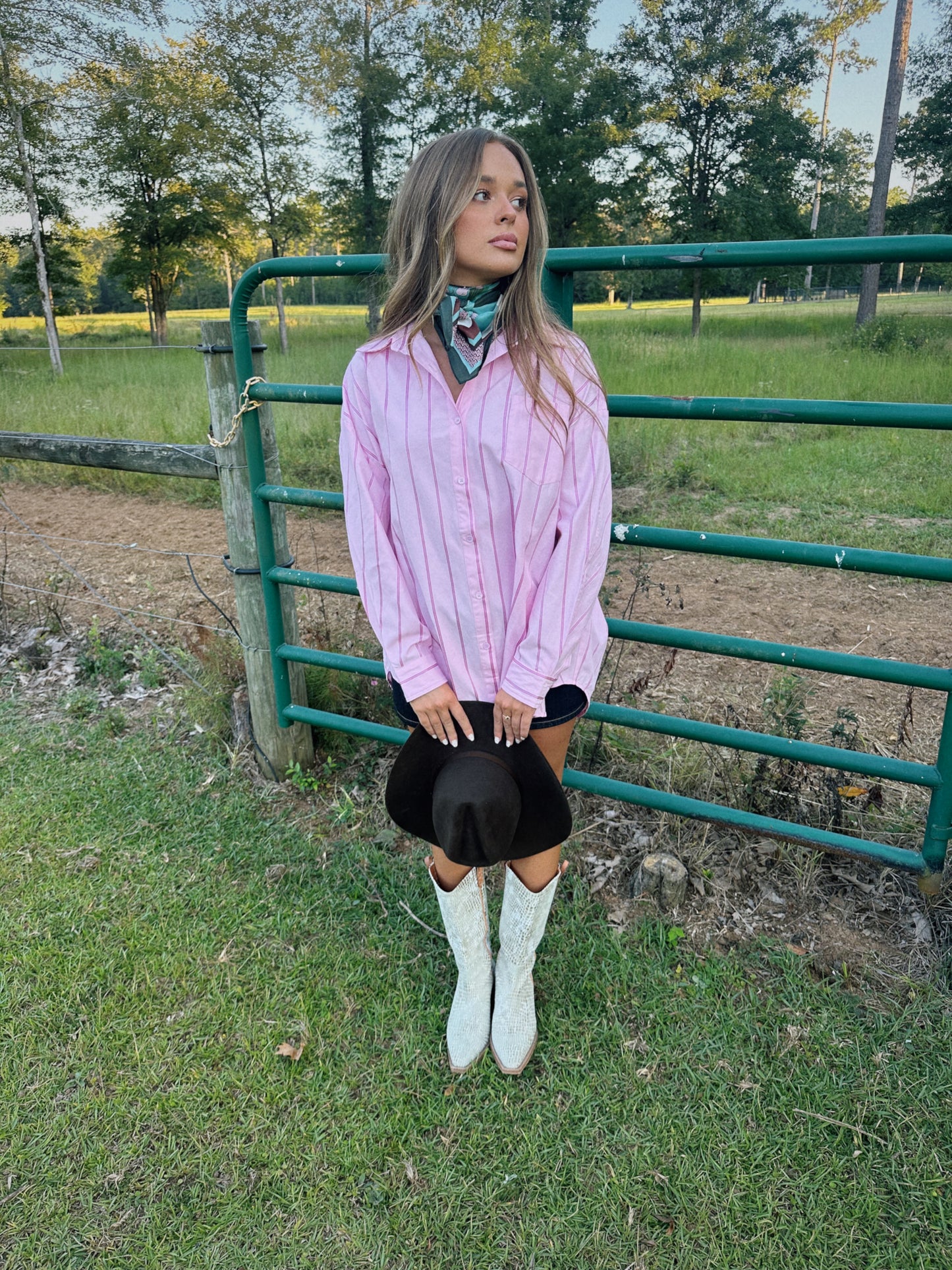 Sunlit Stripe Top