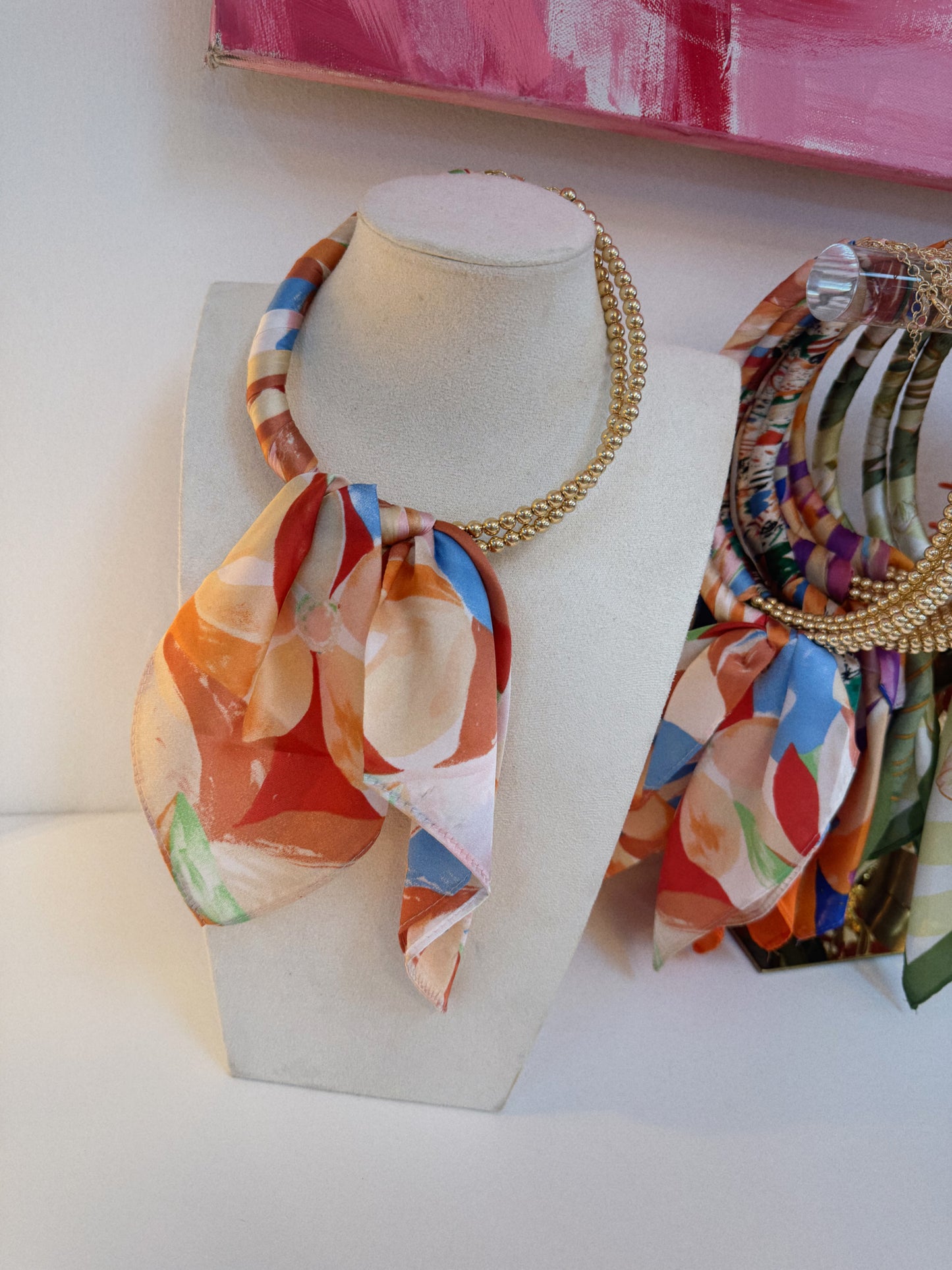 Scarfed & Styled - Coral