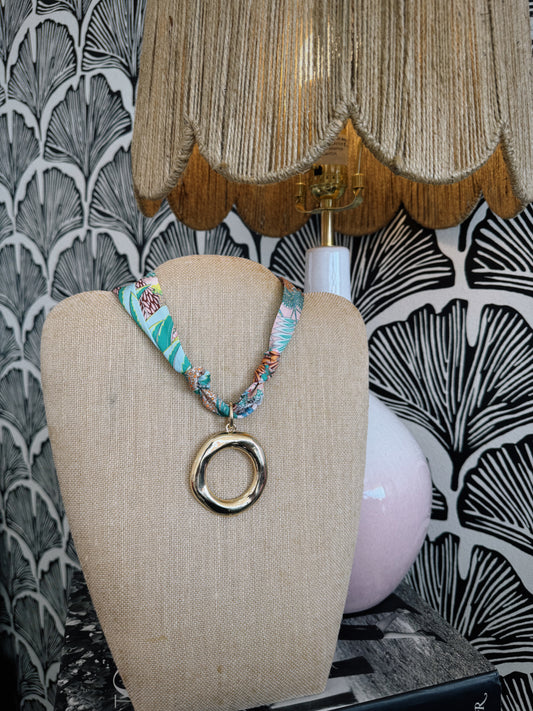 Radiant Loop Scarf Necklace