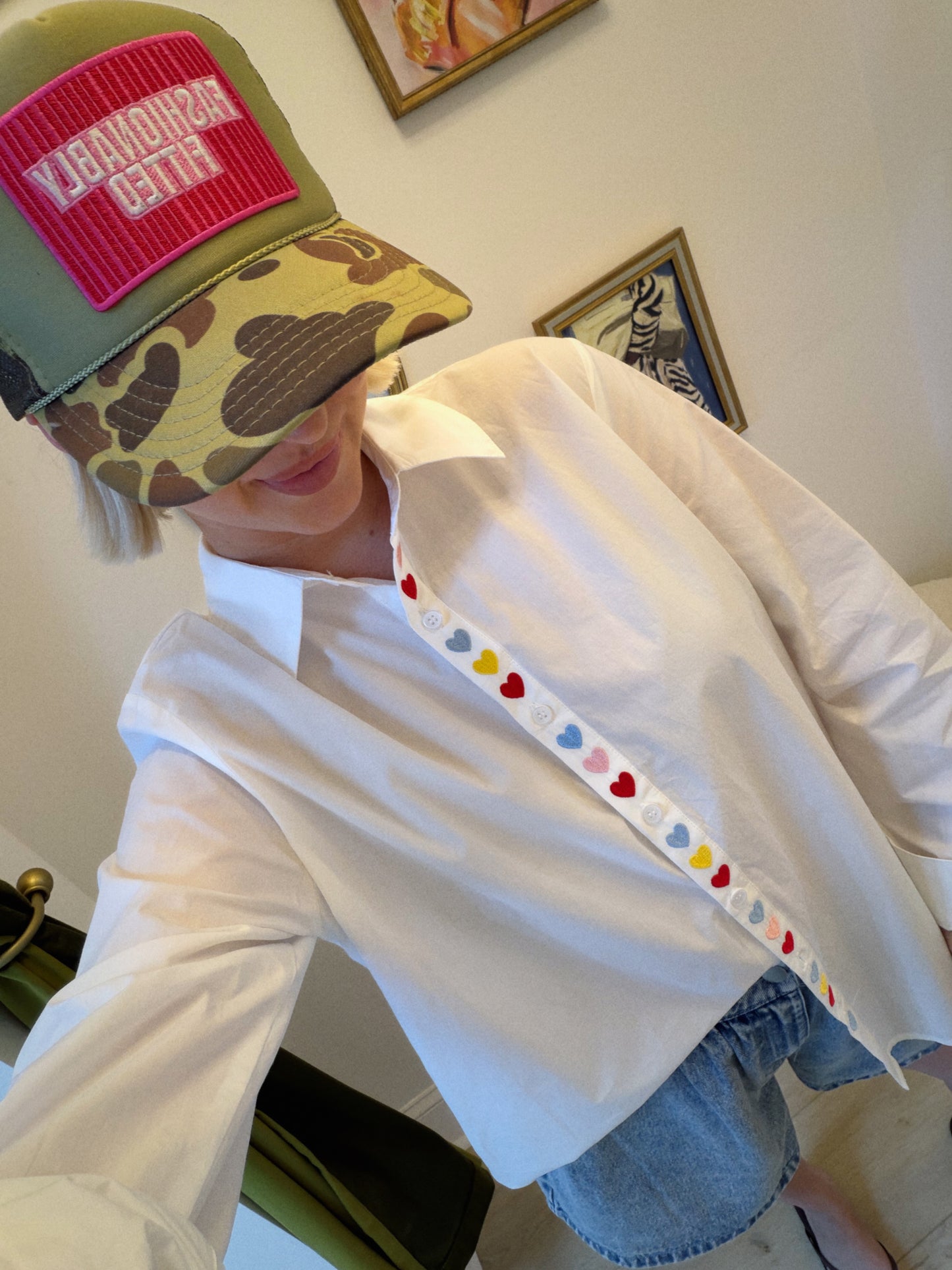 Heart To Heart Button Up