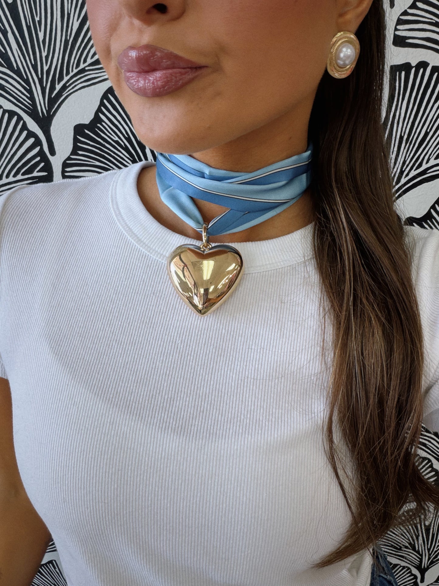 Seaside Sweetheart Scarf Necklace