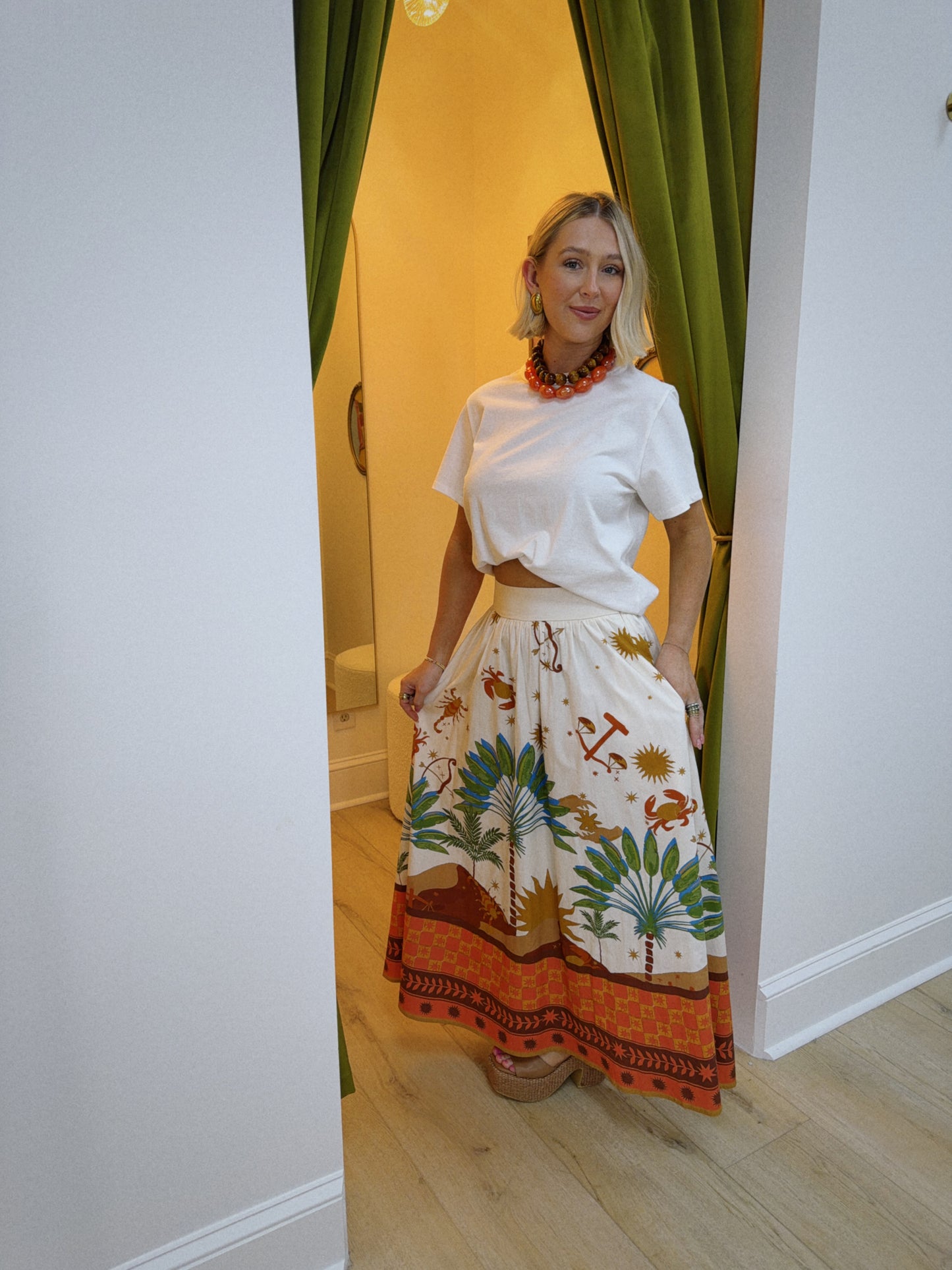 The Desert Palm Muse Skirt