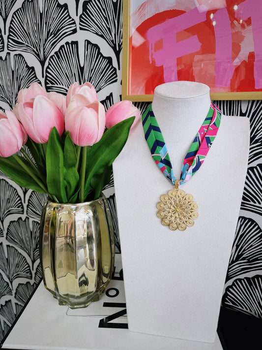 Colorful Scarf Necklace