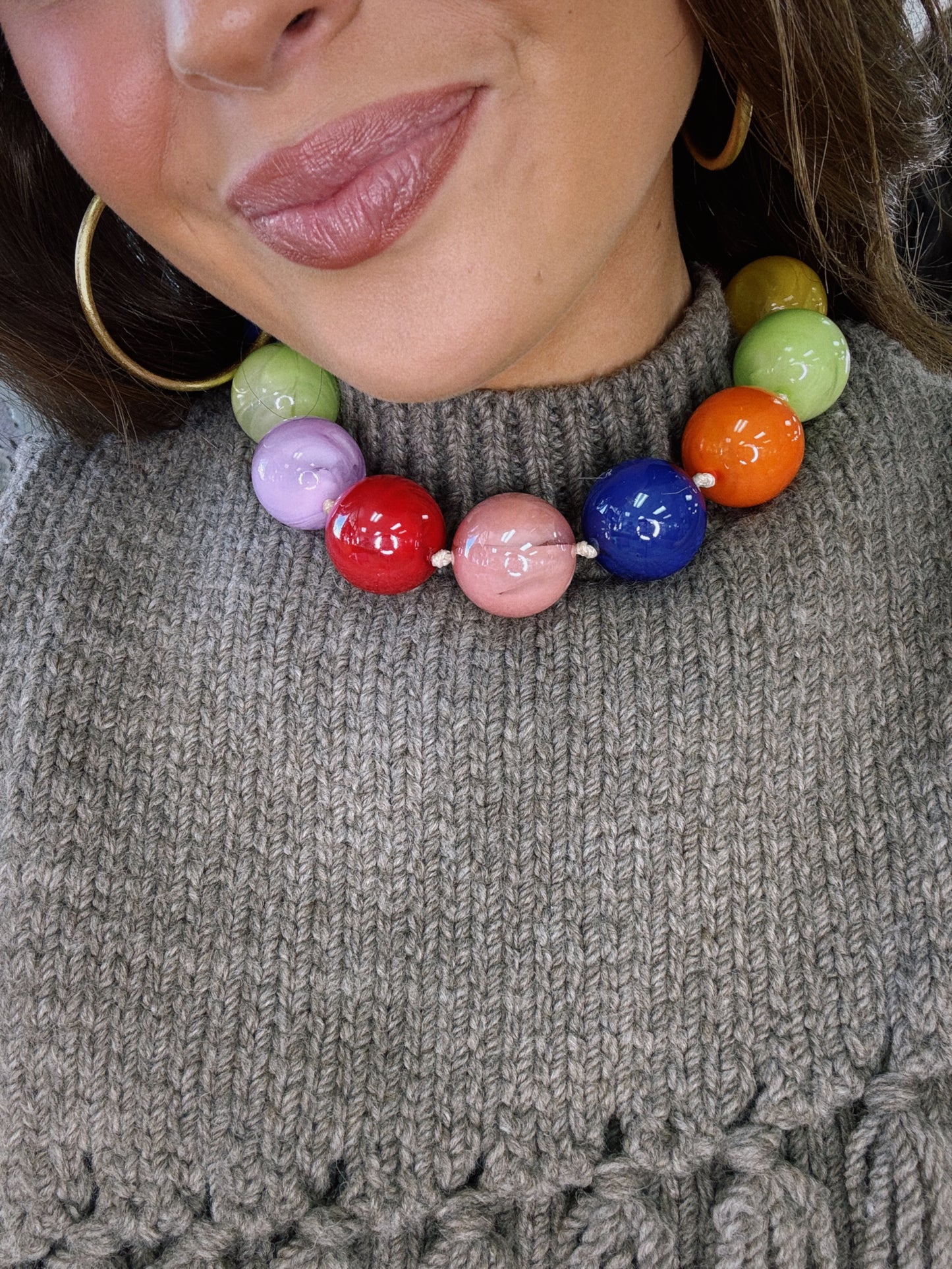 Sweet Ball Necklace - Colorful