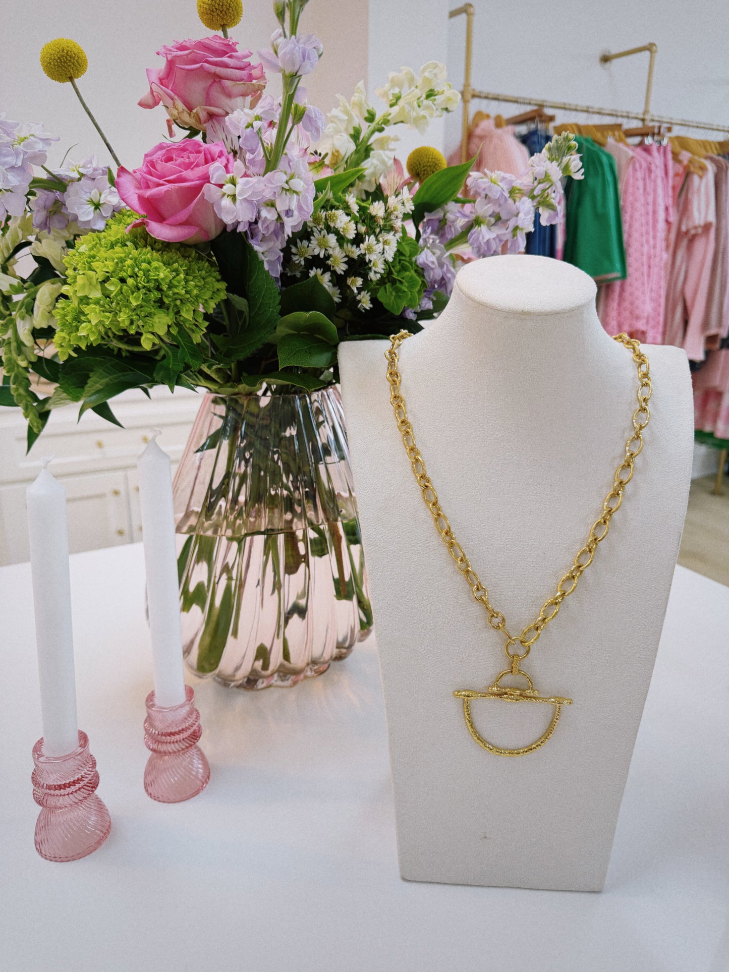 The Horsebit Honey Necklace