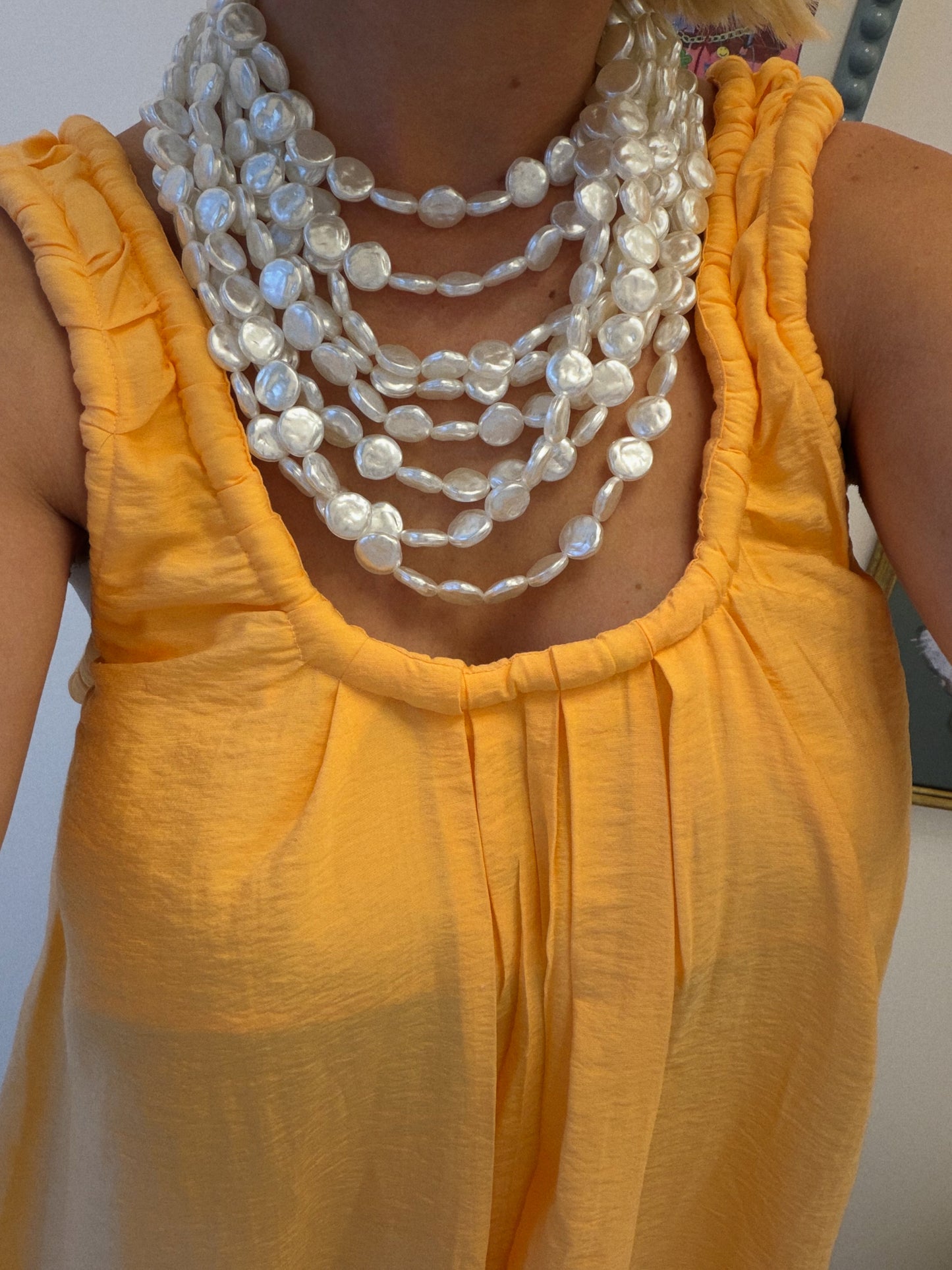 Multiple Layer Pearl Necklace