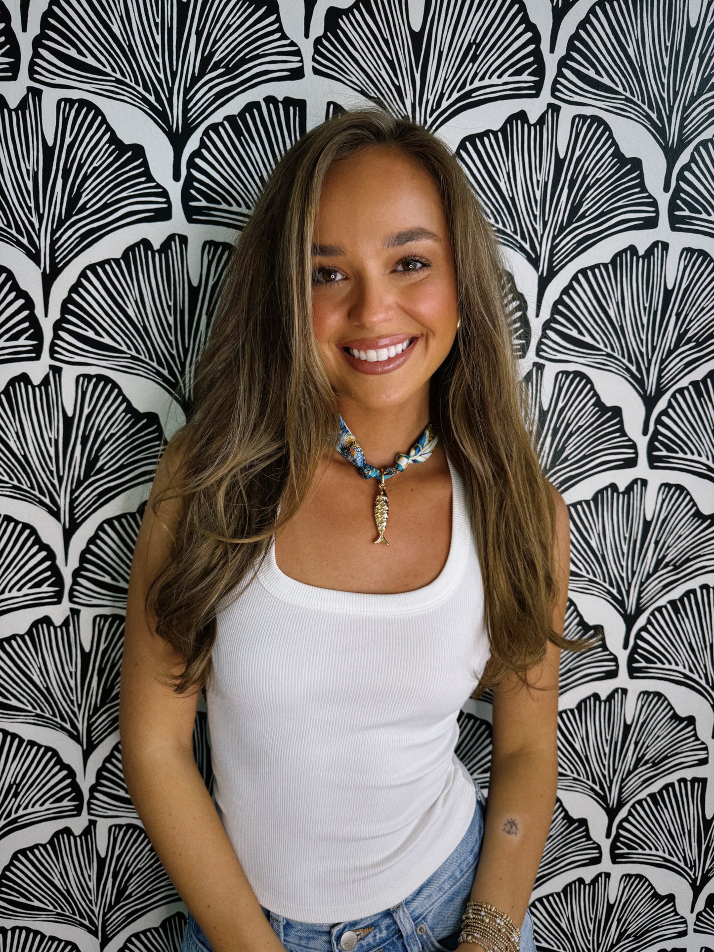 Hooked on You Scarf Necklace
