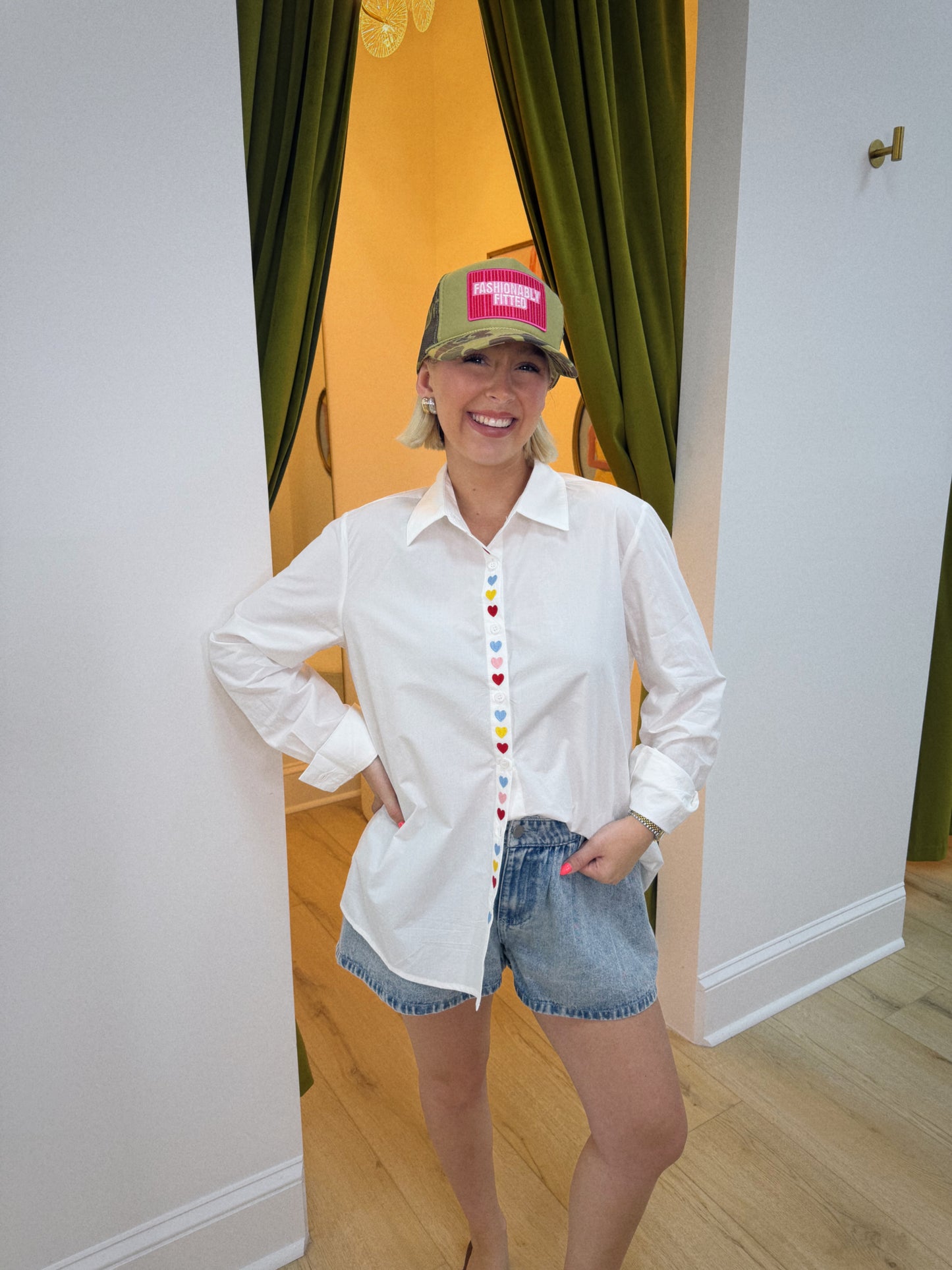Heart To Heart Button Up