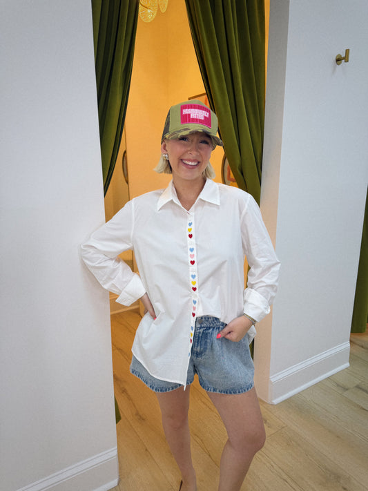 Heart To Heart Button Up