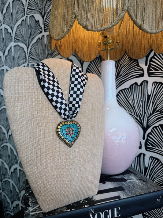 Modern Love Scarf Necklace