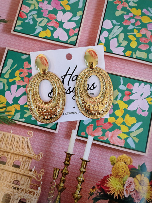 Big Gold Earrings