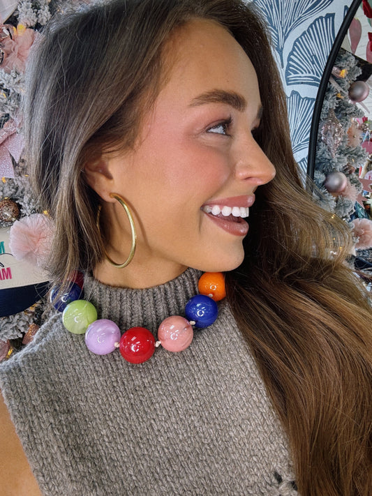 Sweet Ball Necklace - Colorful
