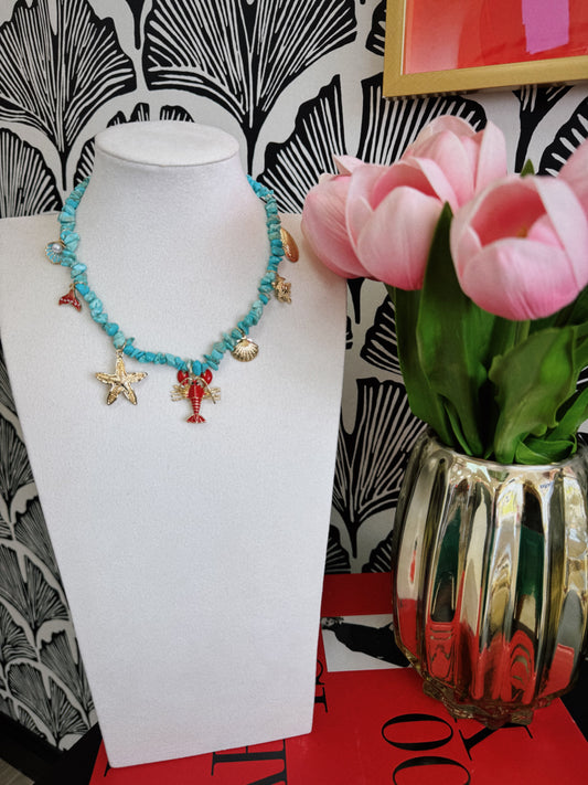 Lagoon Charm Necklace