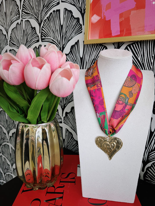 Urban Flow Scarf Necklace