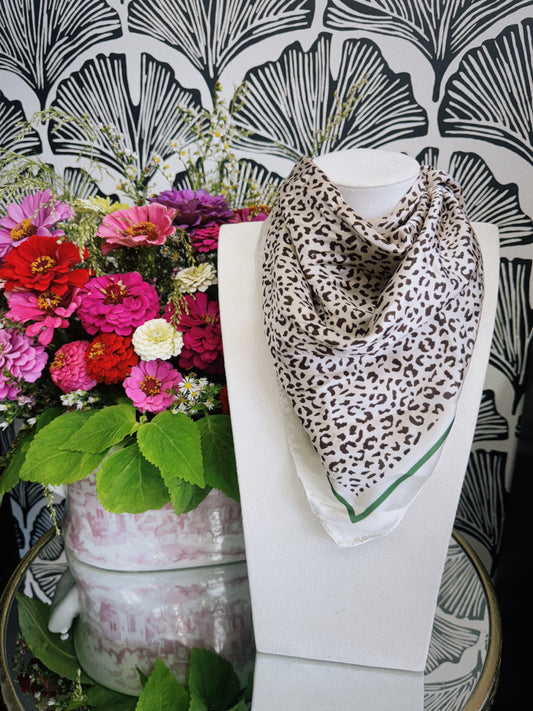 Mini Leopard Scarf