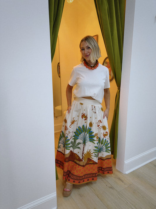 The Desert Palm Muse Skirt