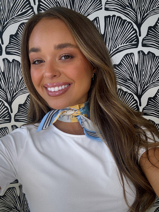 Giddy Up Scarf - Blue