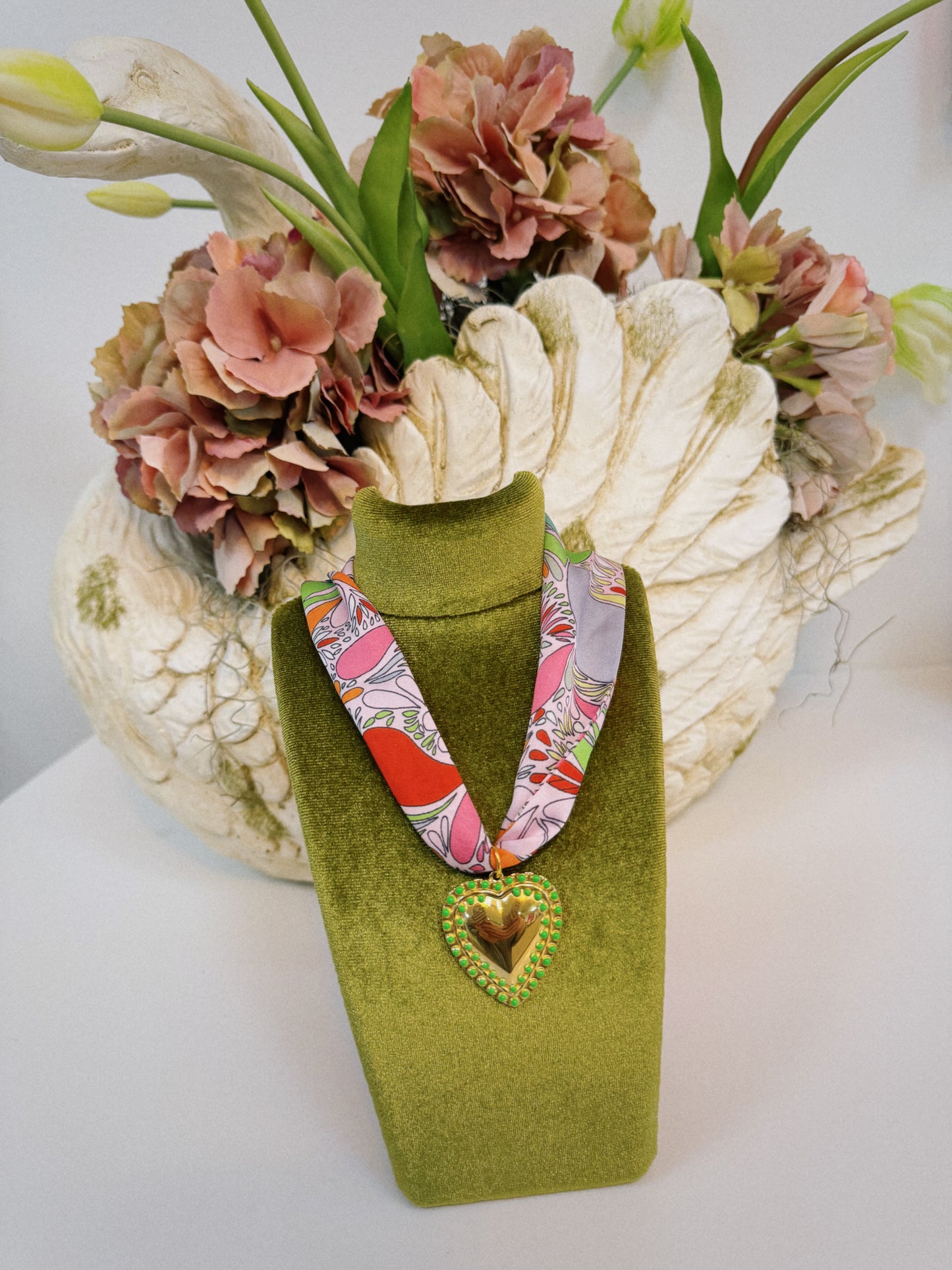 Electric Love Scarf Necklace