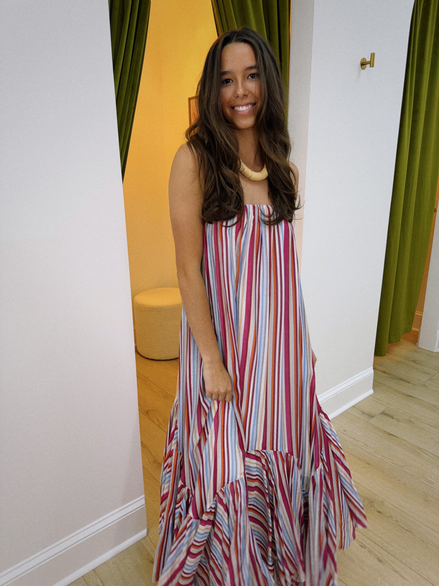 The Serene Stripe Maxi
