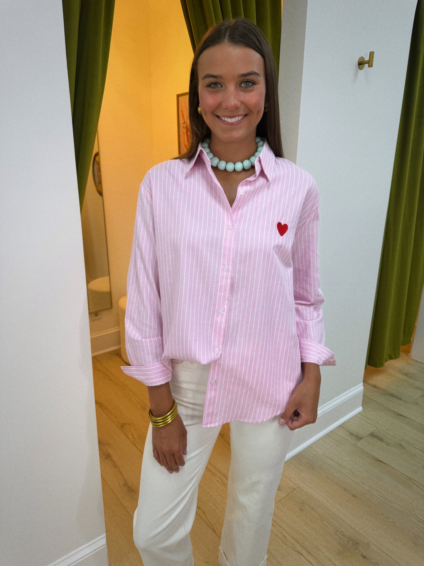 Love Letter Button Up