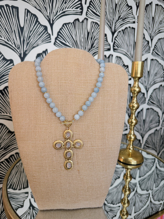 Elevated Cross Necklace