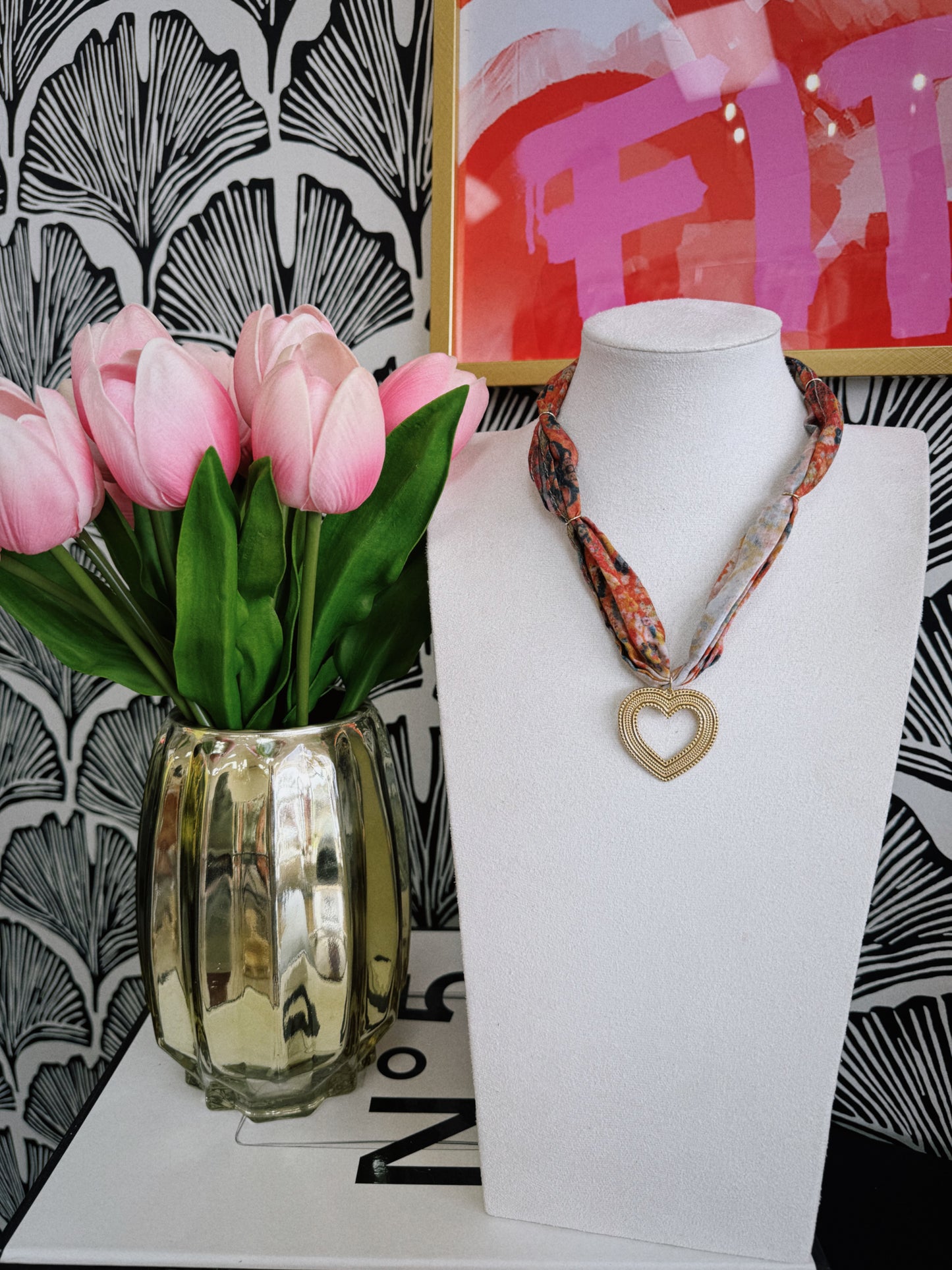 Just What I Need Scarf Necklace