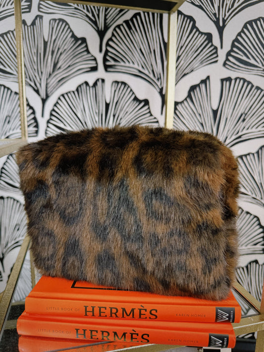 Leopard Luxe Cosmetic Pouch