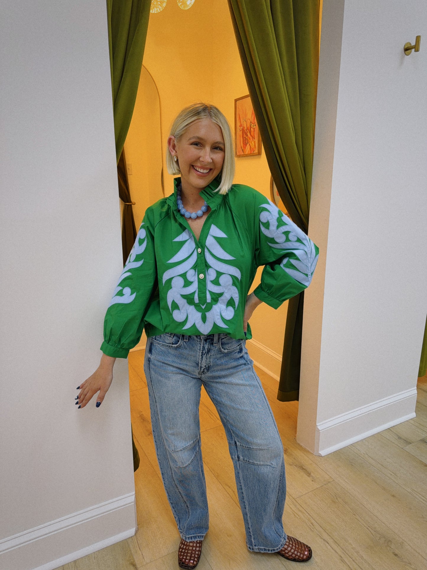 Emerald Escape Blouse