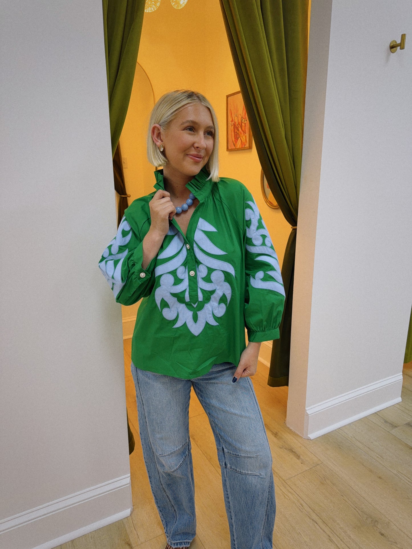 Emerald Escape Blouse