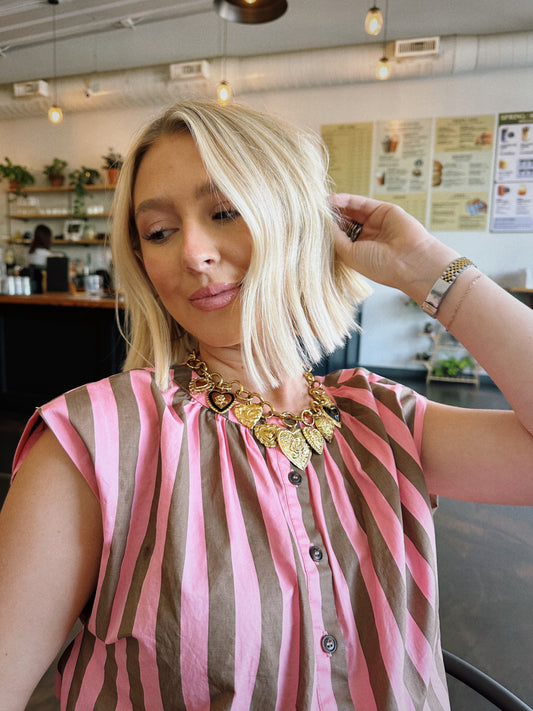 Chunky Charm Necklace