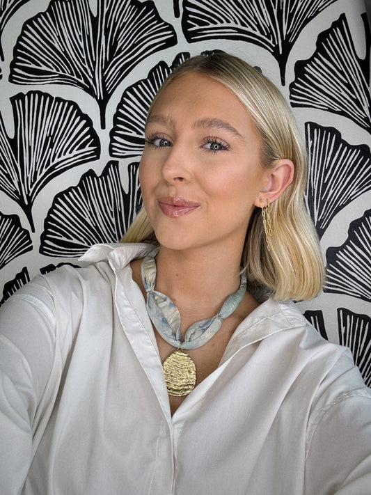 Beachy Scarf Necklace