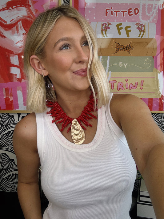 Wild As Her Necklace - Red